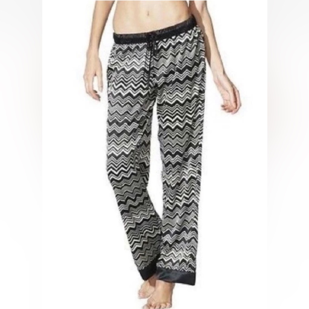 Missoni For Target Black And White Zigzag Pajama Pants- Size Xs